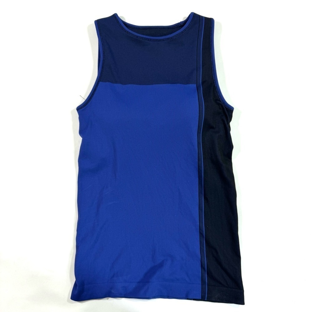 Athleta Derek Lam 10C Block Avenue Tank Top Blue Black